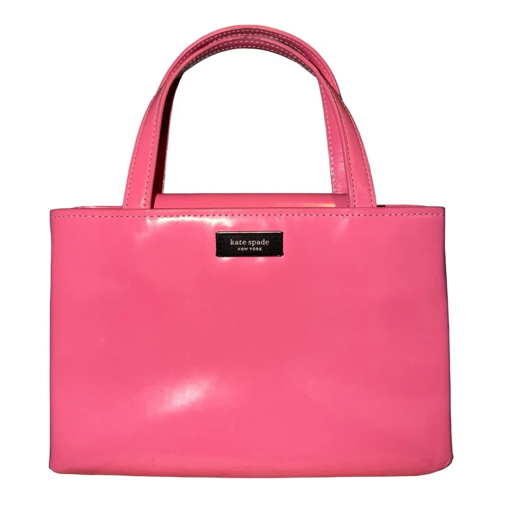 Kate Spade Sam Icon Spazzolato Small Tote. Pink. s362